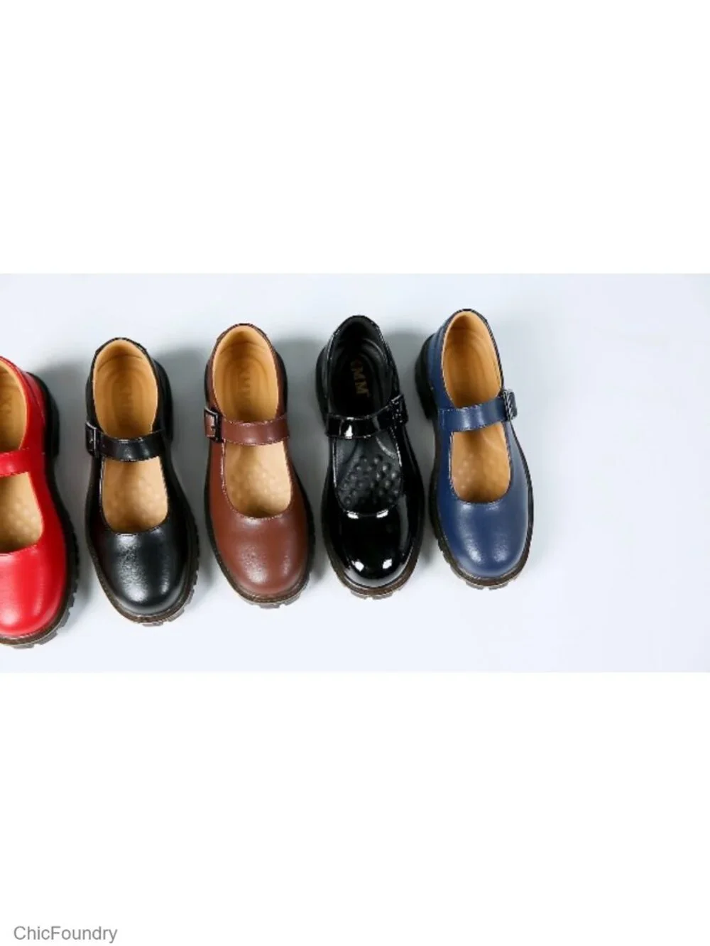 Mary Jane Shoes Women Comfortable Non-Slip Memory Foam Flats Dressy Casual Work